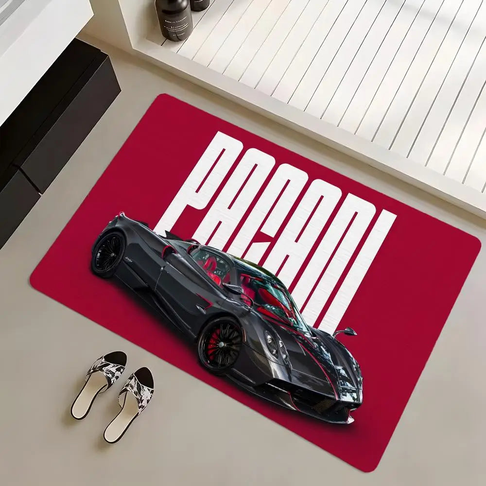 Diatomite Bath Mat – Quick Dry, Anti-Slip, Sports Car Design Diatomite Bath Mat Axl