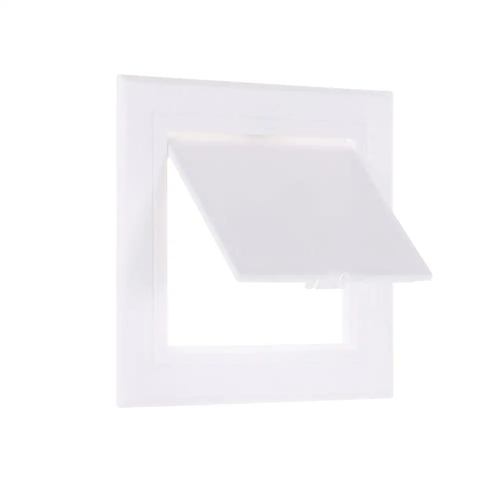 White Hinged Access Hatch Panel – ABS Plastic Wall & Ceiling Access Hatch Panel Axl 120x120mm