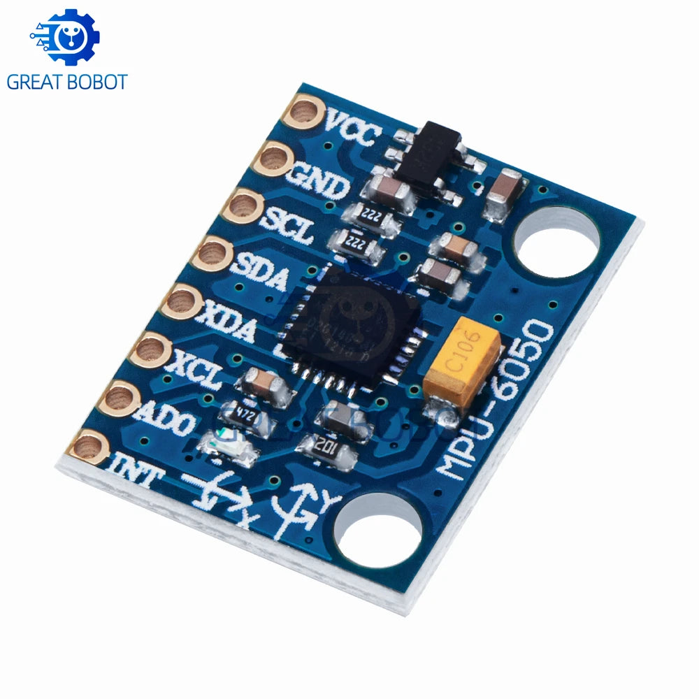MPU-6050 GY-521 6-Axis Gyroscope & Accelerometer Module IMU Sensor Module Axl