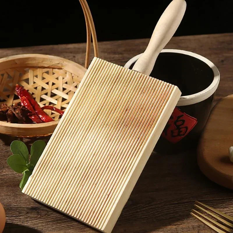 Wooden Garganelli Board – Gnocchi & Pasta Making Tool Pasta Making Board Axl