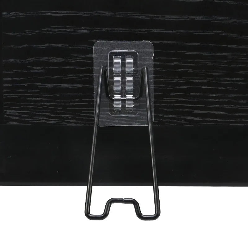 5-Pack Adjustable Black Metal Easel Brackets for Picture Frames Picture Frame Easels Axl