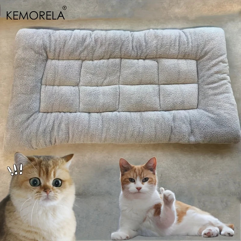 KEMORELA Extra Large Plush Dog Bed – Soft Pet Sofa Crate Mat Plush Dog Bed Axl