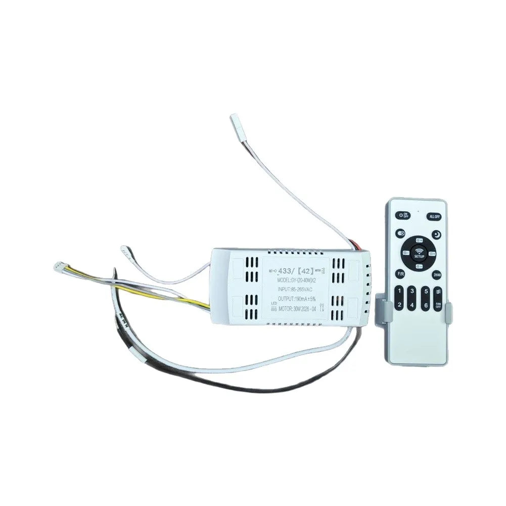 Ceiling Fan Light Remote Controller – 6-Speed 24V DC Low Voltage Fan Light Controller Axl