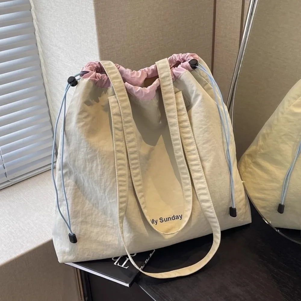 Large Canvas Shoulder Tote Bag – Women's School & Office Bag Canvas Shoulder Tote Axl