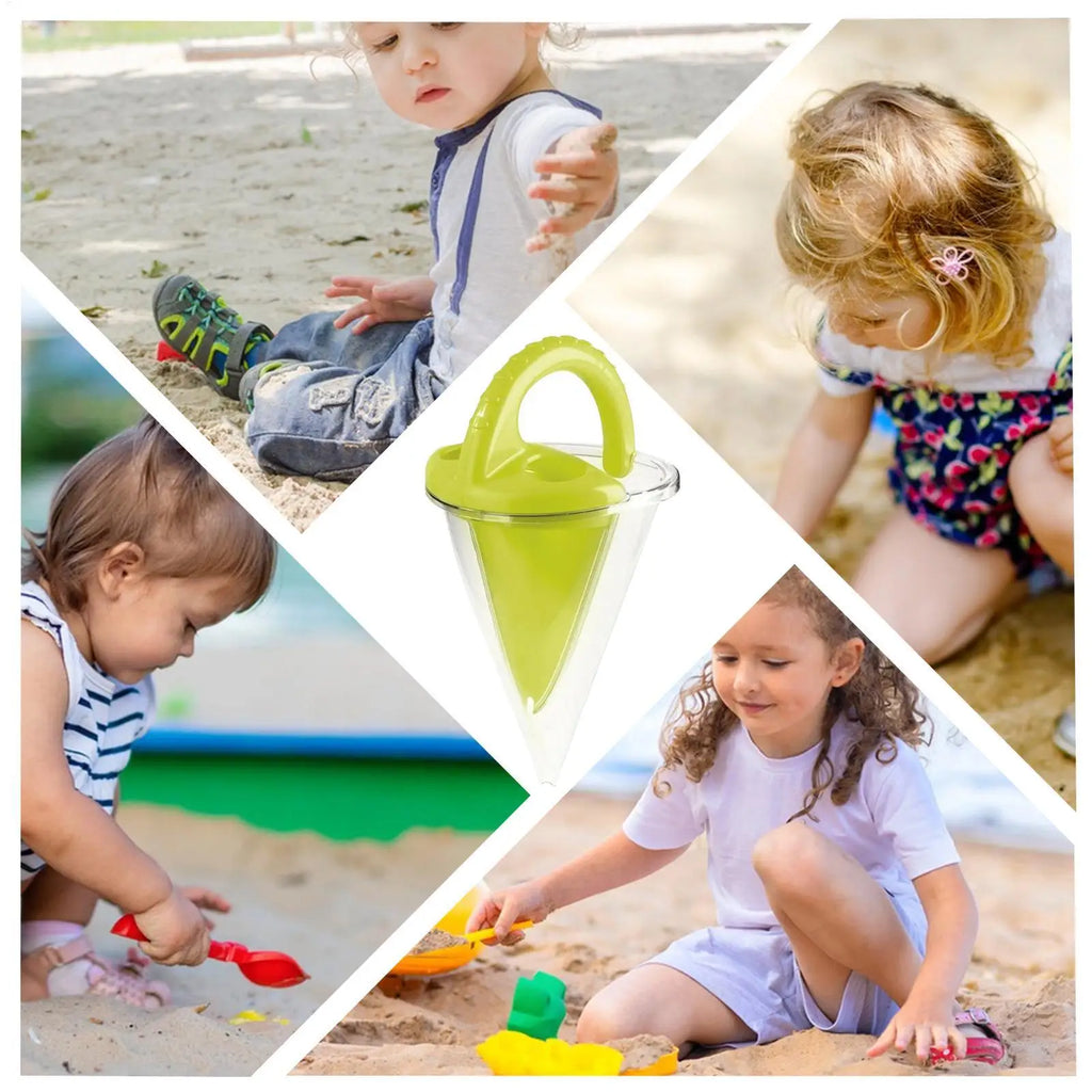 Drip Castle Sand Funnel Beach Toy for Kids – Creative Play Sand & Beach Toy Axl