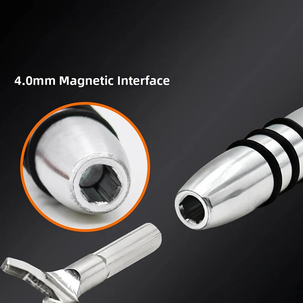 Magnetic 4mm Hex Screwdriver Handle – Anti-Slip Bit Holder Screwdriver Handle Axl