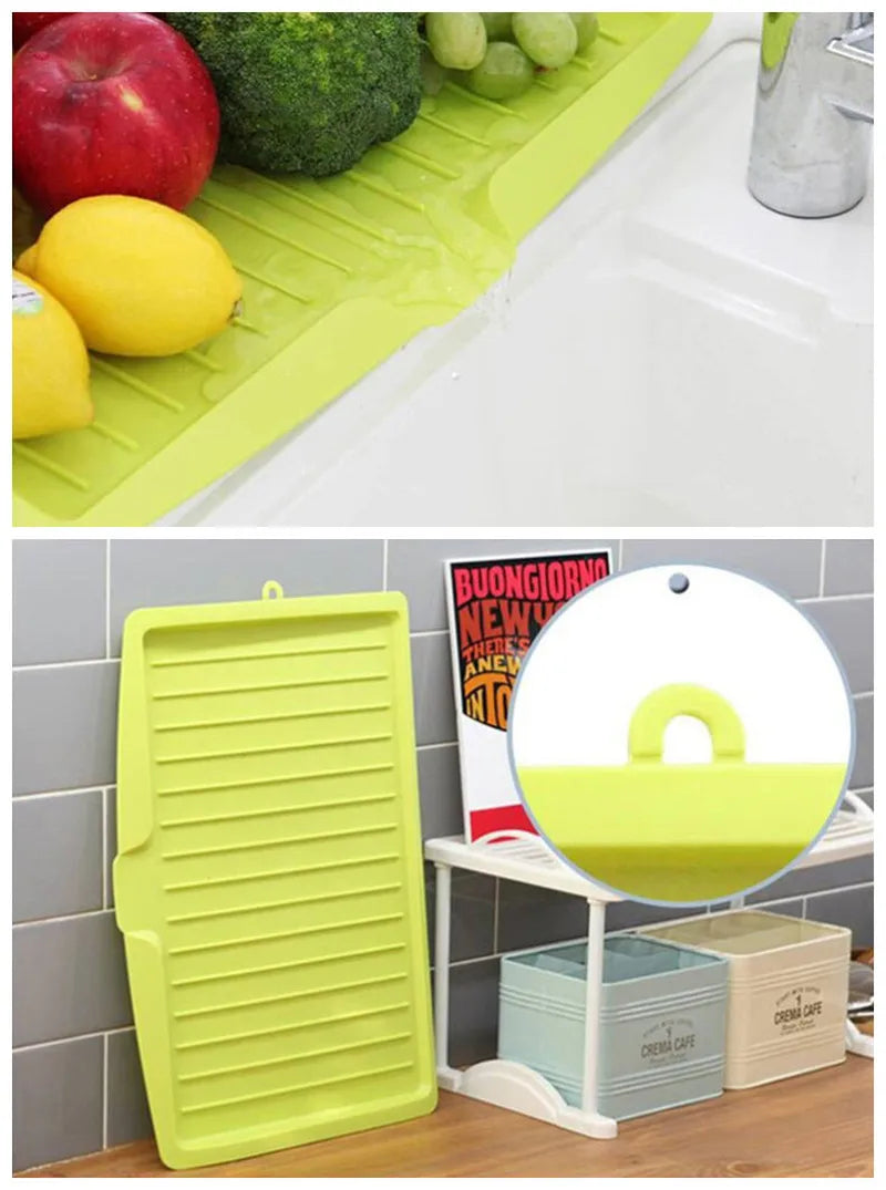 Multifunctional Plastic Dish Drainer & Storage Tray – 44.7cm Dish Drainer Tray Axl