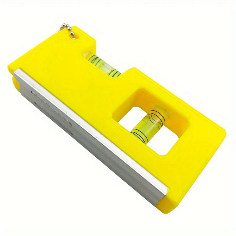 Mini Magnetic Torpedo Level with Chain & Bubble Vial | DIY Tool Torpedo Level Axl yellow
