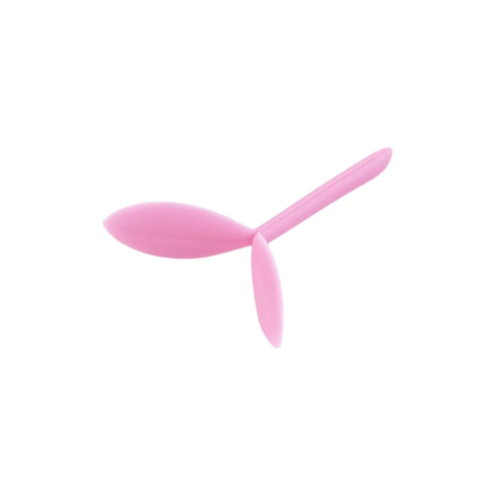 Silicone Grass Bud Bookmark – Cute Green Sprout Page Marker Silicone Bookmark Axl Pink