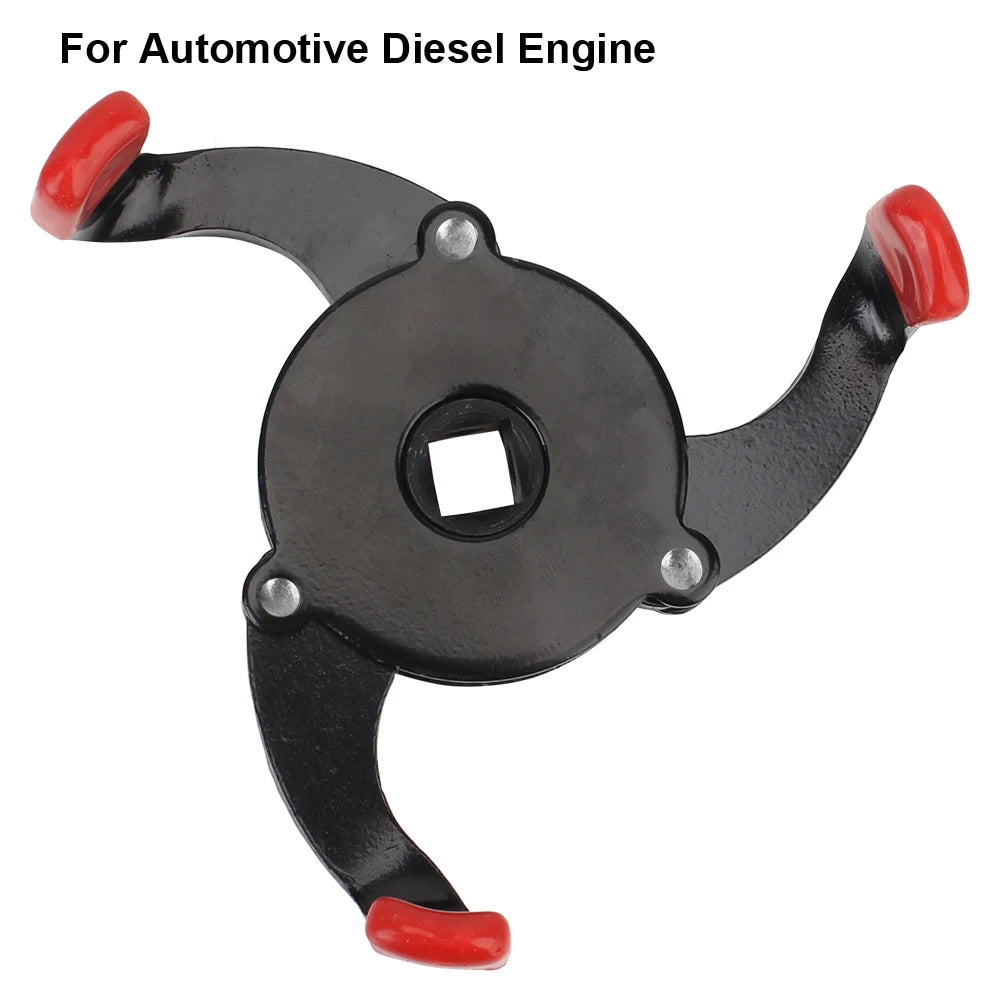 3-Jaw Oil Filter Wrench – Universal Car SUV Truck Remover Tool Oil Filter Wrench Axl