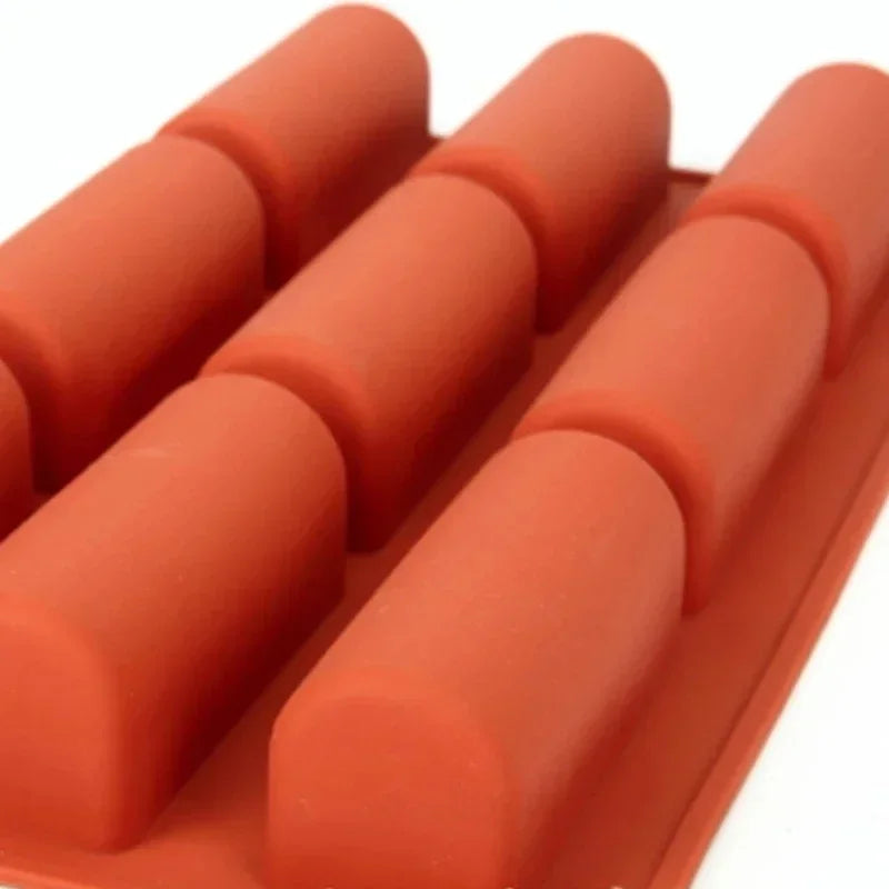 9-Cavity Silicone Long Bar Mold – Chocolate, Mousse & Cake Silicone Baking Mold Axl