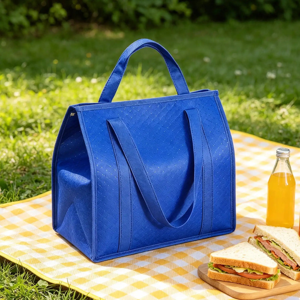 Insulated Cooler Tote Bag | Reusable Grocery & BBQ Shopping Bag Insulated Cooler Tote Axl