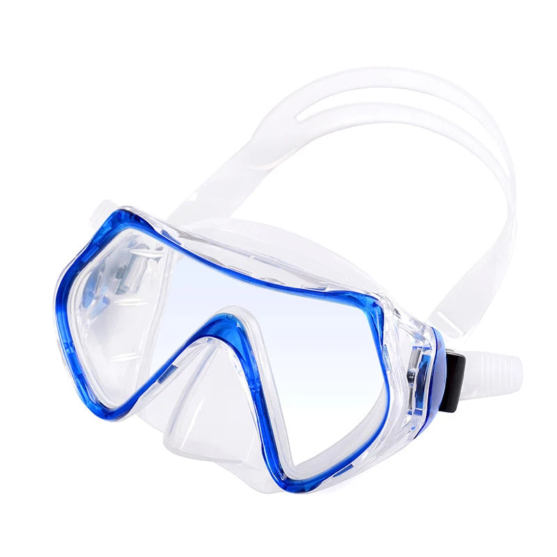 Tempered Glass Diving Mask – Large Frame Snorkeling Goggles Diving Snorkel Mask Axl A4