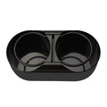 Universal Dual Hole Car Cup Holder – ABS Drink Bottle Stand Car Cup Holder Axl black