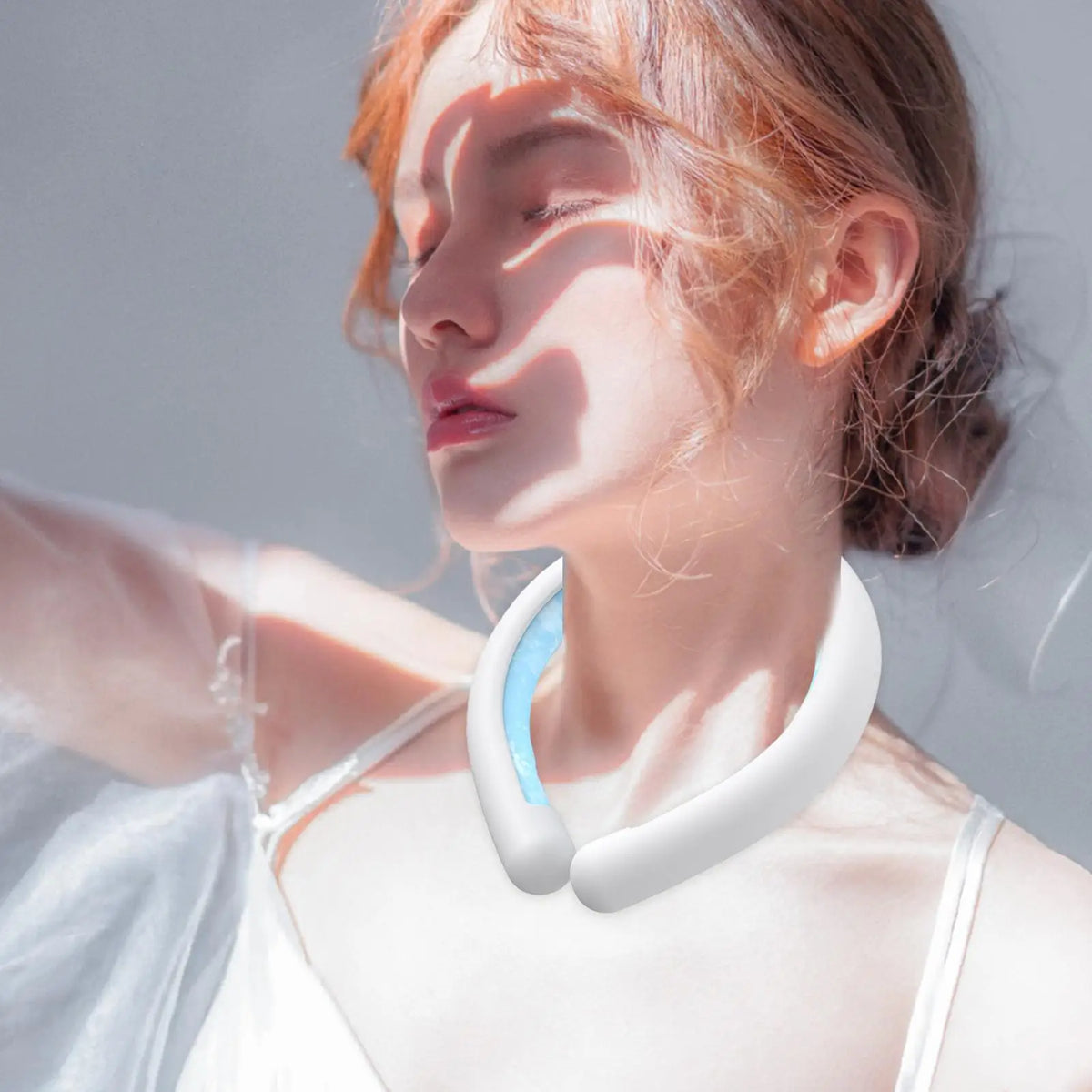 Reusable PCM Cooling Neck Wrap – Wearable Ice Neck Cooler Cooling Neck Wrap Axl