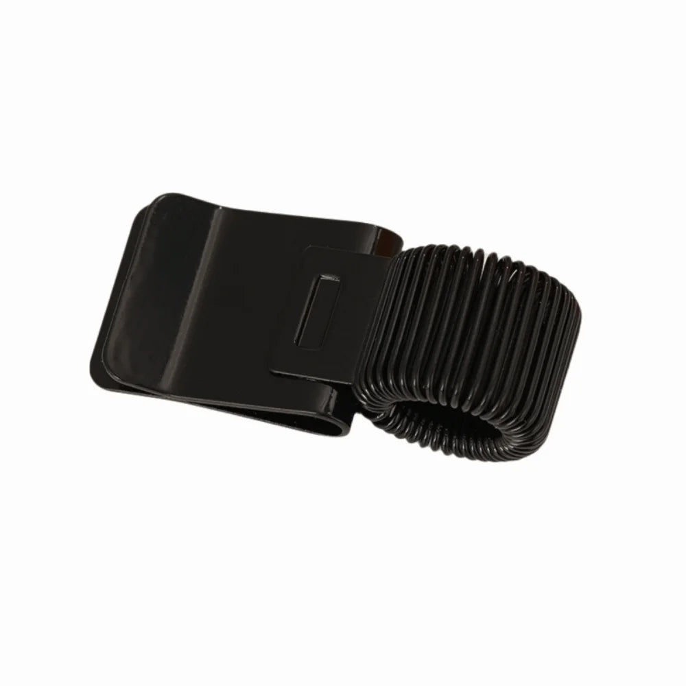 Retro Metal Spring Pen Clip – Notebook Pen Holder Pen Clip Holder Axl Black
