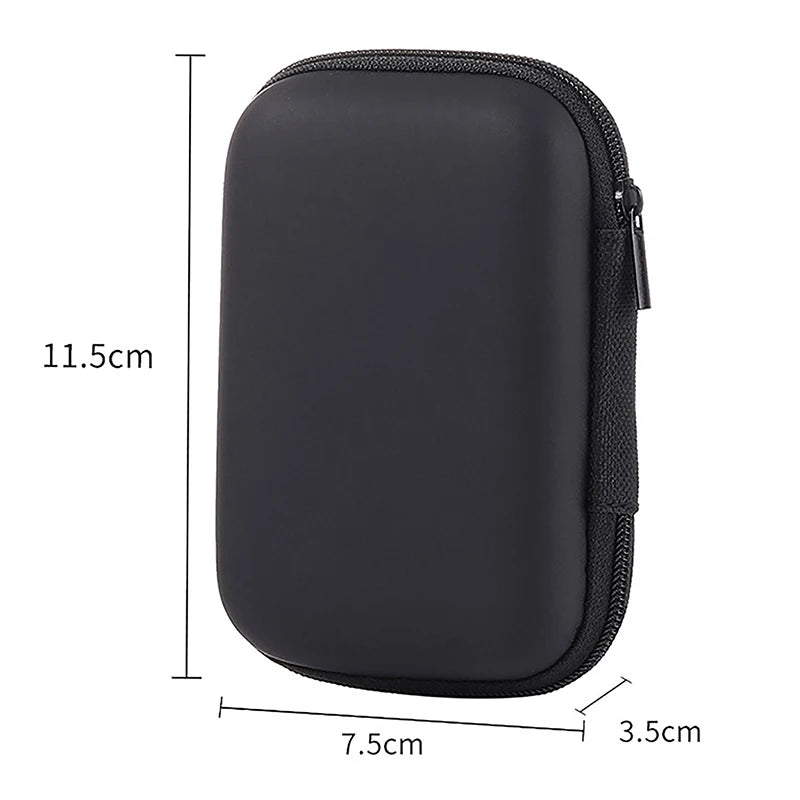 EVA Zipper Storage Case – Earphone & Cable Travel Organizer EVA Storage Case Axl