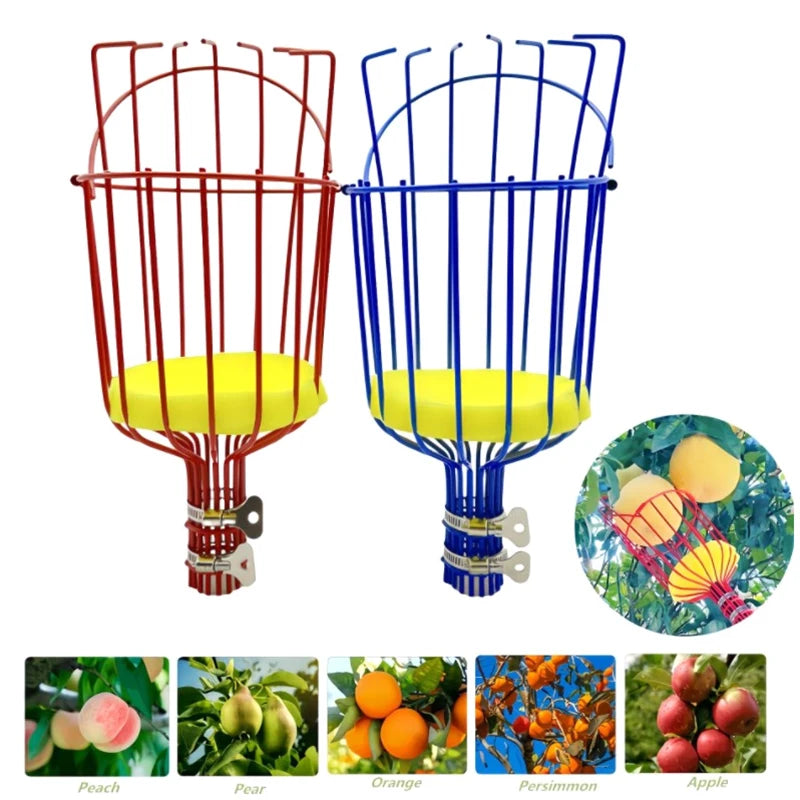 Deep Basket Fruit Picker Head – Garden & Orchard Tool Fruit Picker Head Axl