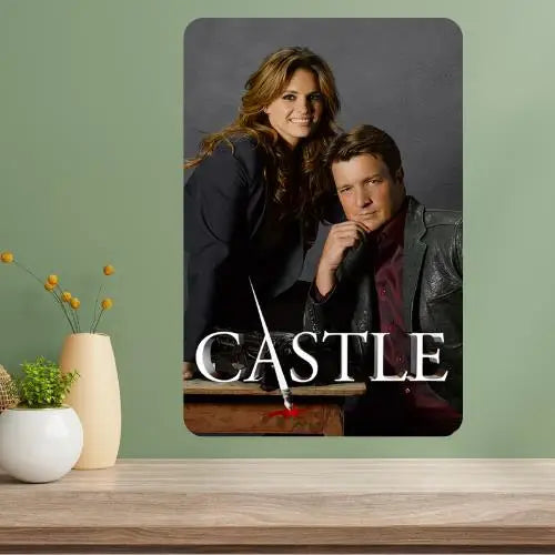Castle TV Show Metal Poster Sign – Retro Aluminum Wall Art Metal Wall Sign Axl aluminum sign aluminum 40x30cm