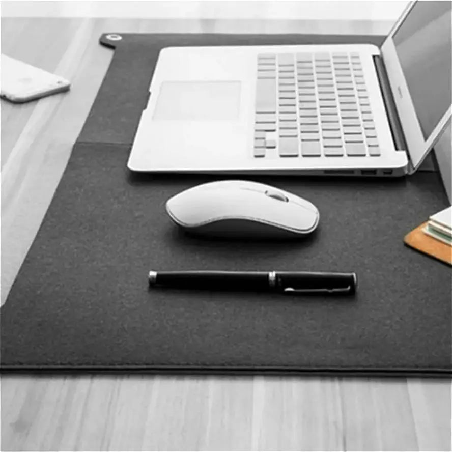 Large Felt Desk Mat – Non-Slip Mouse Pad & Desktop Protector Felt Desk Mat Axl
