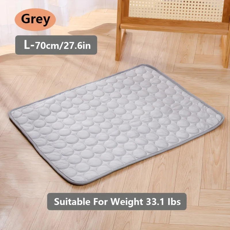 KEMORELA XL Pet Cooling Mat – Absorbent Pad for Cats & Dogs Pet Cooling Mat Axl Grey L-70cm