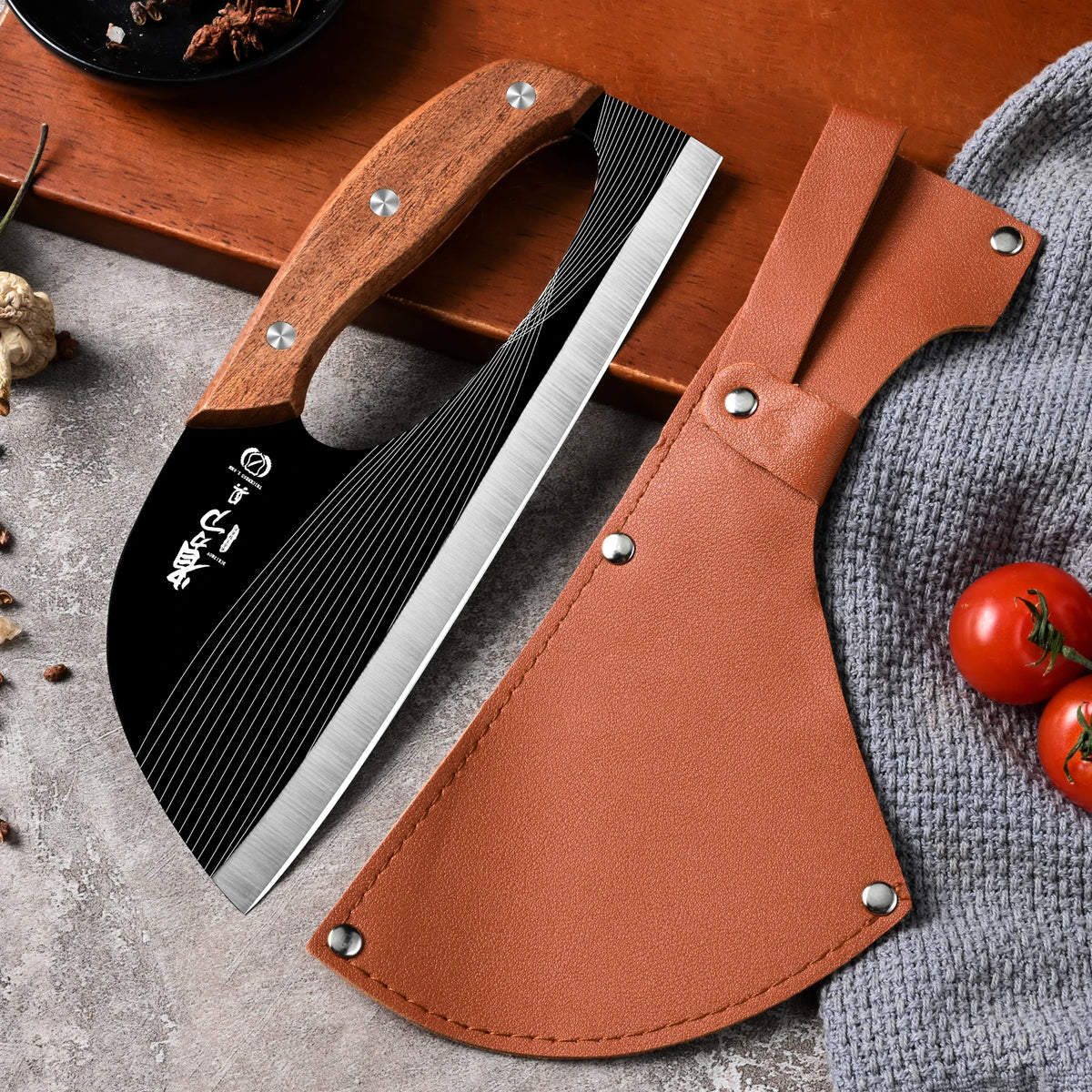 PLYS Chef's Knife – Sharp Stainless Steel Kitchen Knife Chef's Knife Axl