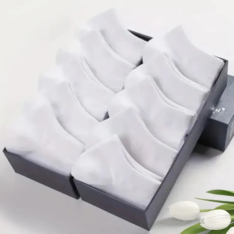 Men's Low Cut Ankle Socks – Breathable, Sweat-Wicking 6 Pack Men's Ankle Socks Axl