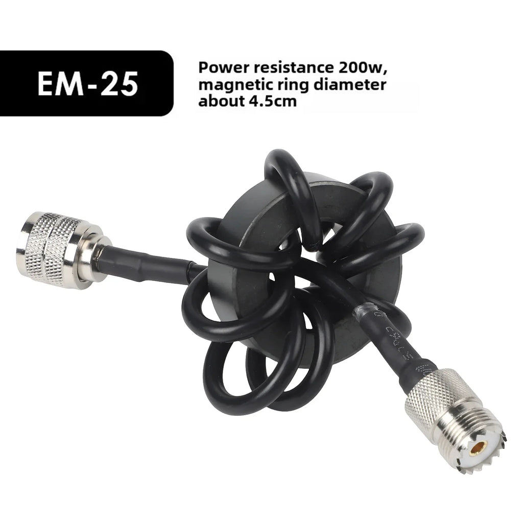 HF Shortwave Choke Coil Ring EM-43 & EM-25 | 1.8–30MHz HF Choke Coil Ring Axl
