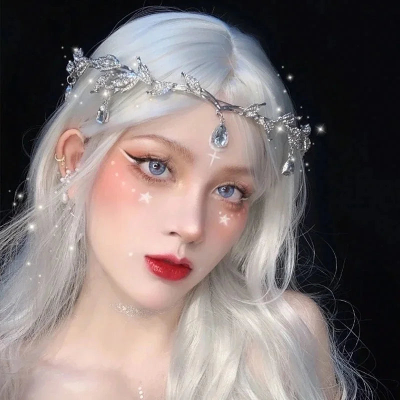 Crystal Crown Headband – Bridal Wedding Tiara Hair Accessory Bridal Tiara Headband Axl