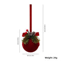 Flocked Velvet Christmas Bell Ornament | Reusable Xmas Tree Pendant Christmas Ornament Axl 7