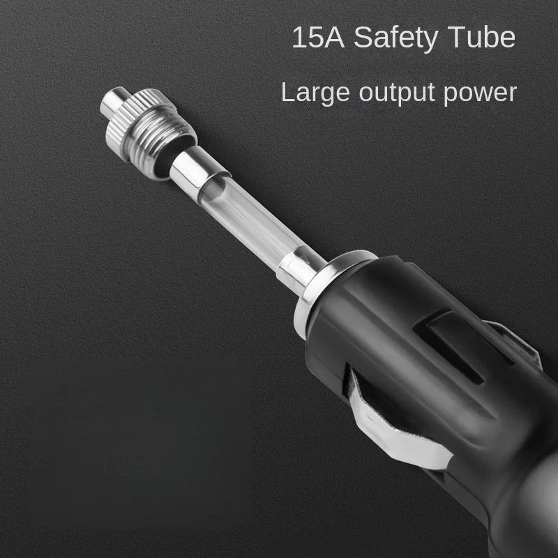 3-in-1 Car Lighter Splitter 180W 12V/24V Fast Charger Adapter Car Power Adapter Axl