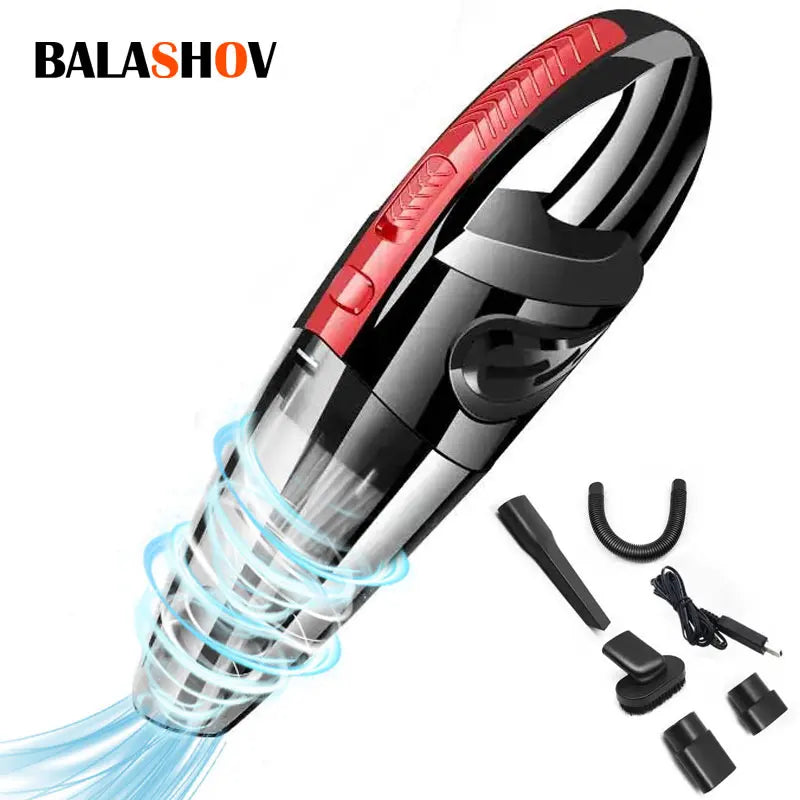 BALASHOV 120W Cordless Handheld Vacuum – Car & Pet Hair Handheld Vacuum Cleaner Axl