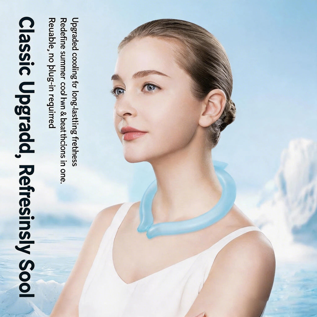 Summer Neck Cooling Ring – Ice Cooling Pad & Headband Neck Cooling Ring Axl