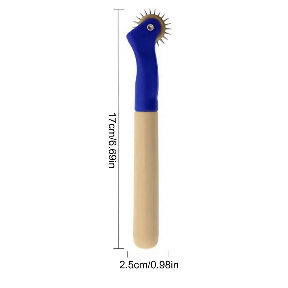 Tracing Wheel with Wood Handle – Serrated Pattern Tracer Tool Sewing Tracing Tool Axl 1pcs
