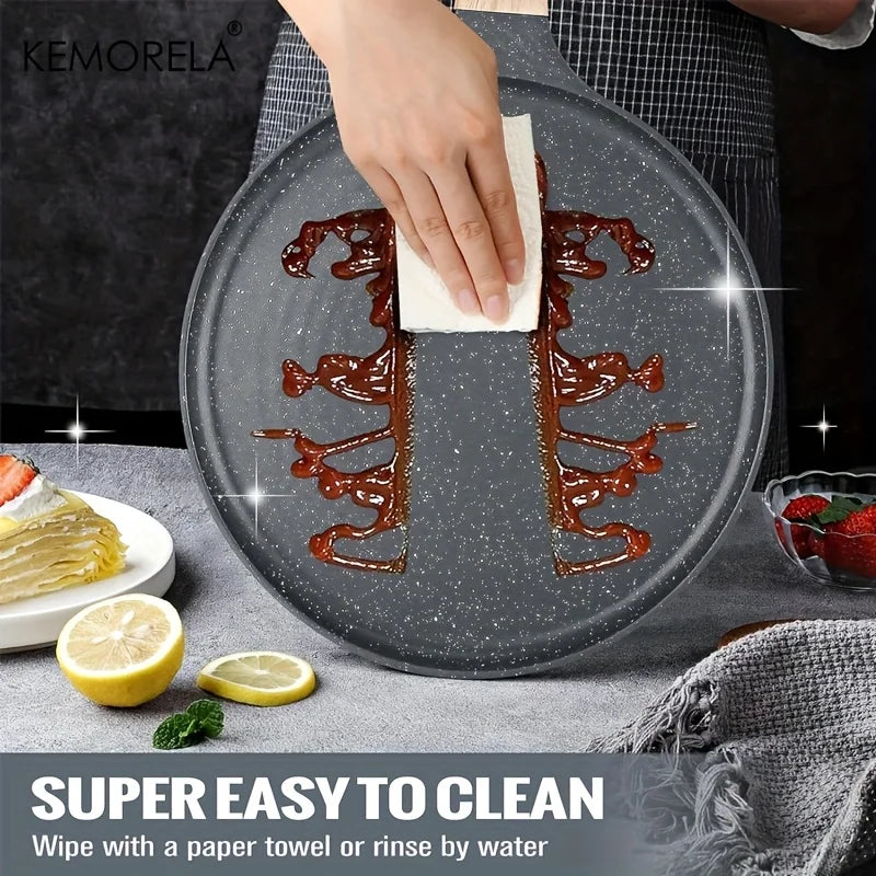 KEMORELA Ceramic Non-Stick Pancake & Tortilla Pan | All Stovetops Non-Stick Pancake Pan Axl