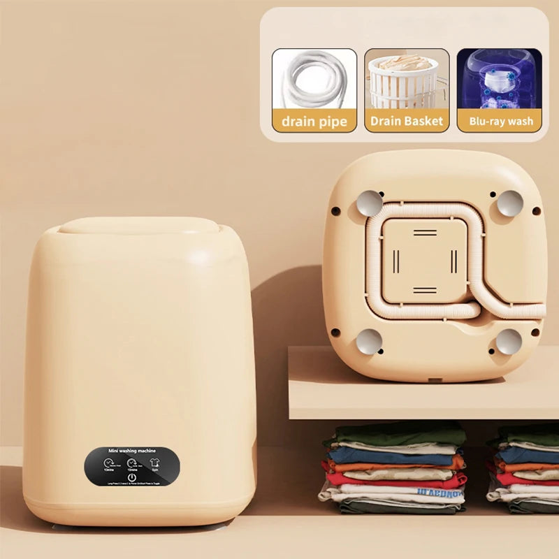 BALASHOV Portable Mini Washing Machine with Spin Dryer Portable Washing Machine Axl