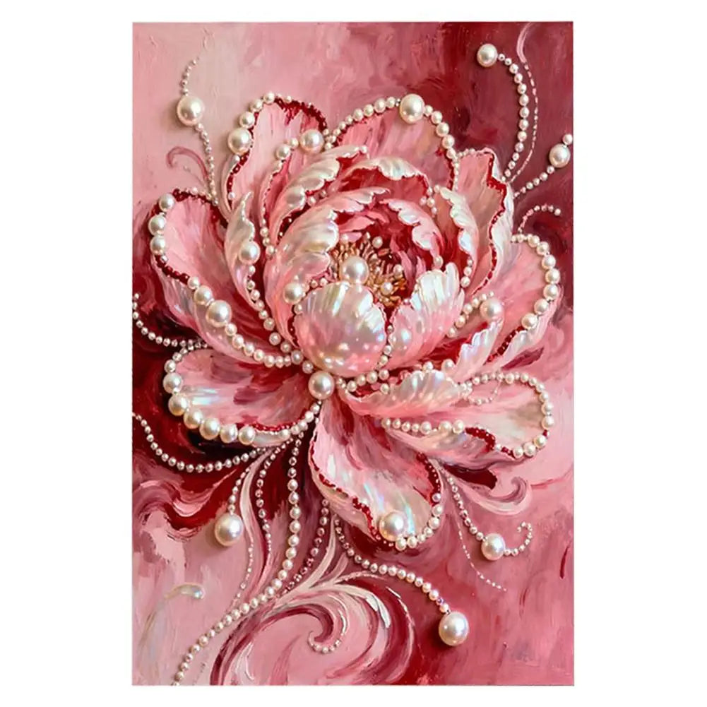 DIY Pearl Gem Painting Kit – Floral Art for Adults 20×30cm DIY Gem Painting Kit Axl F