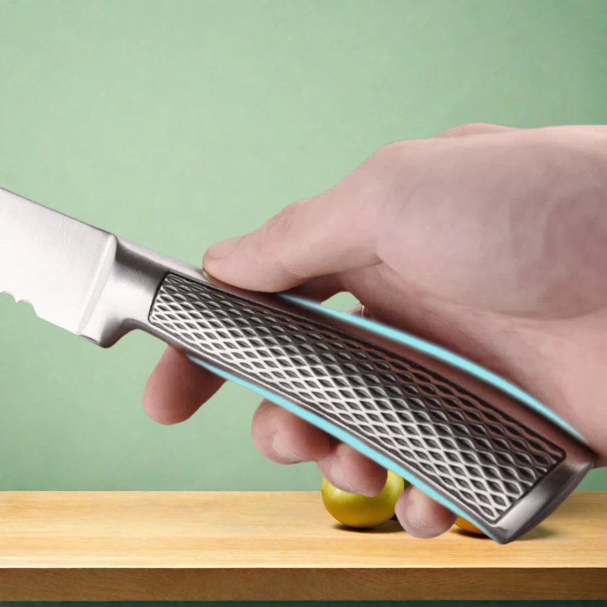 4-Inch Serrated Steak Knife – Mirror Stainless Steel Hollow Handle Steak Knife Axl
