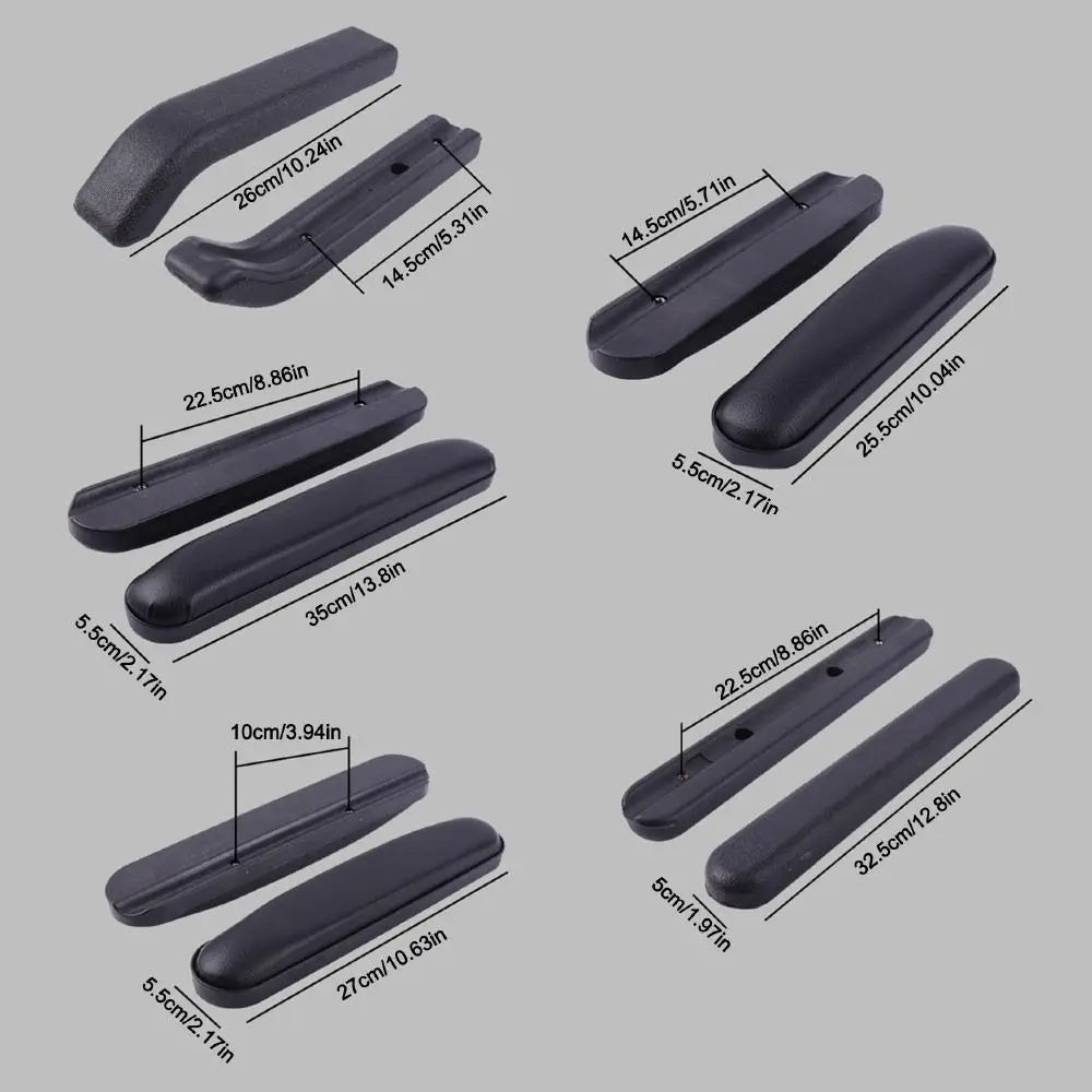 Wheelchair Armrest Pad Replacement – Leather Sponge & ABS Wheelchair Armrest Pad Axl