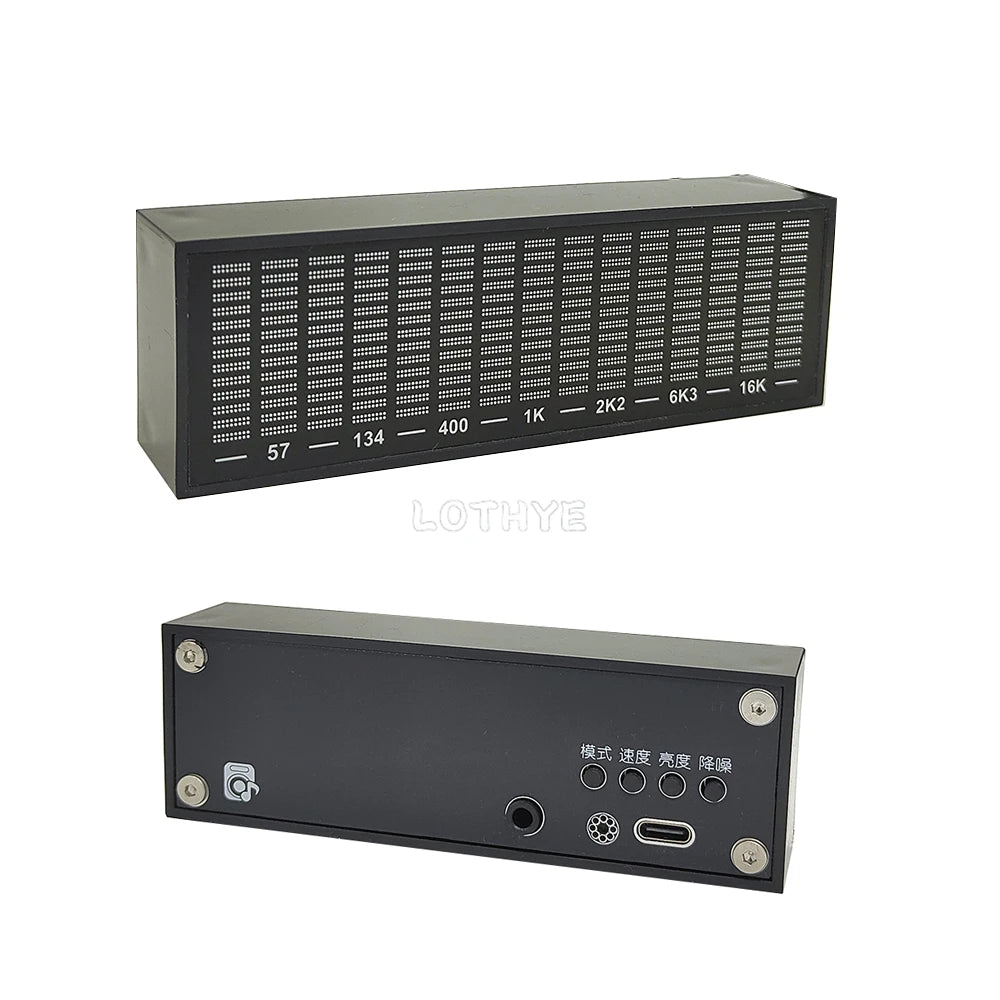 LED Music Spectrum VU Meter – Voice Control Rhythm Light Display LED Audio Display Axl