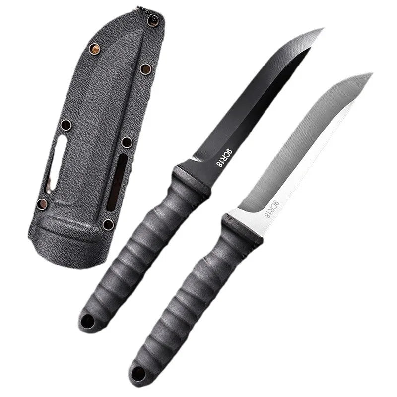 Outdoor Fixed Blade Camping Knife – Stainless Steel & Sheath Fixed Blade Knife Axl Two pieces
