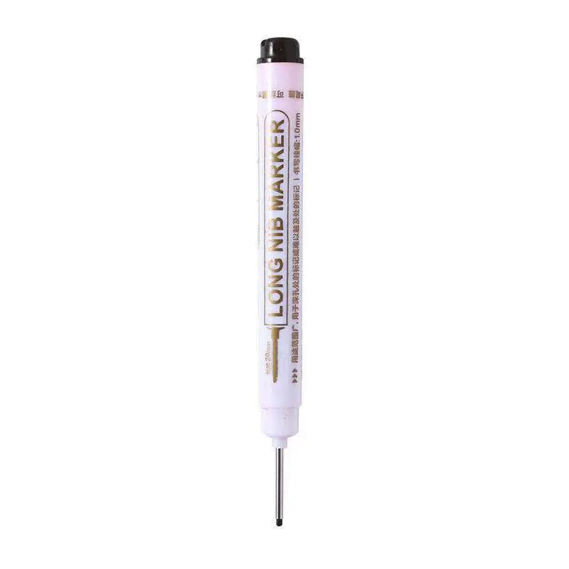Deep Hole Long Needle Marker Pen – Waterproof 20mm Tip Deep Hole Marker Pen Axl Black