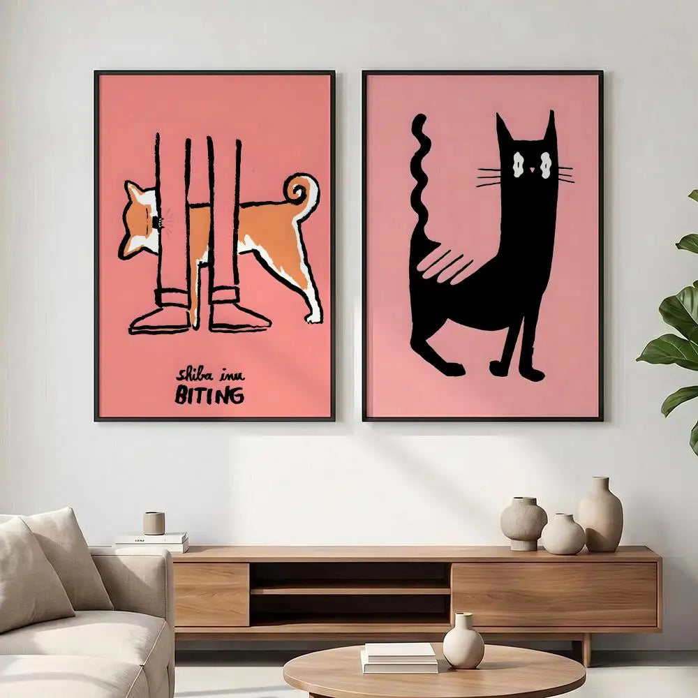 Jean Jullien HD Art Poster – Waterproof Sticky Wall Decor Art Wall Poster Axl