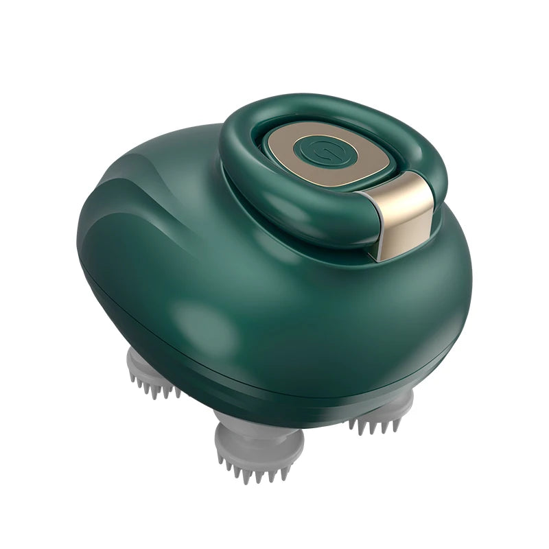 Electric Scalp Massager – Rechargeable Head Scratcher & Massager Electric Scalp Massager Axl green