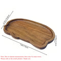 Japanese Style Wooden Tray – Tea, Coffee & Dessert Dish Wooden Serving Tray Axl Dessert Tray-S