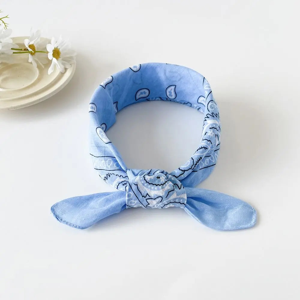 Women's Cashew Print Square Scarf – Hair Band & Headband Printed Square Scarf Axl style 6