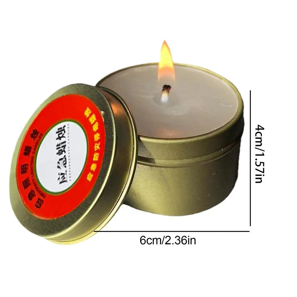 Survival Jar Candles – Unscented 3-Wick Long Burning, 10 Pack Survival Jar Candles Axl As show