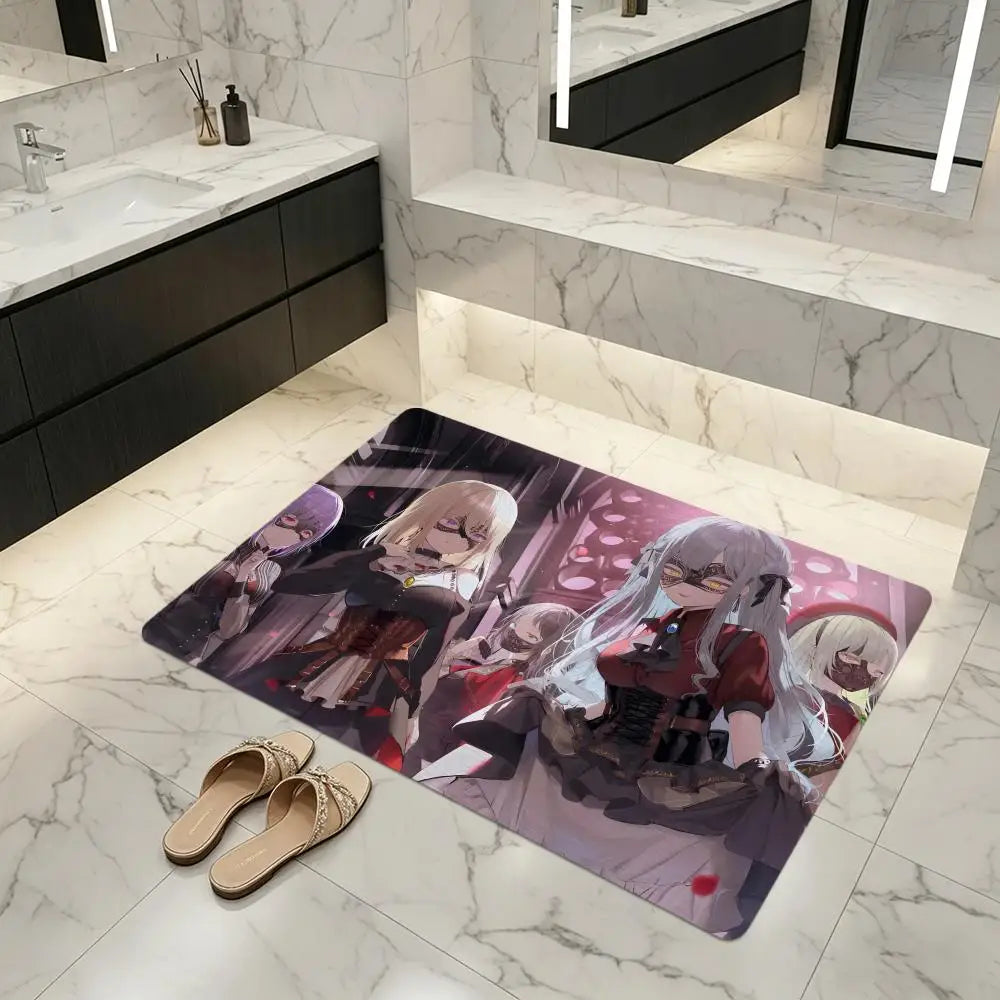 Diatomite Bath Mat – Quick Dry Anti-Slip Absorbent Floor Mat Diatomite Bath Mat Axl