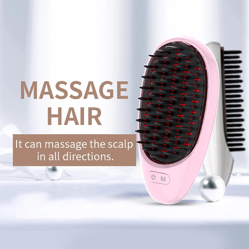 Red & Blue Light Electric Massage Comb – Scalp Care Tool Electric Scalp Massager Axl