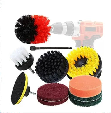 22-Pc Drill Scrubber Brush Kit – Nylon Cleaning Brushes Drill Cleaning Brush Kit Axl 11pcs